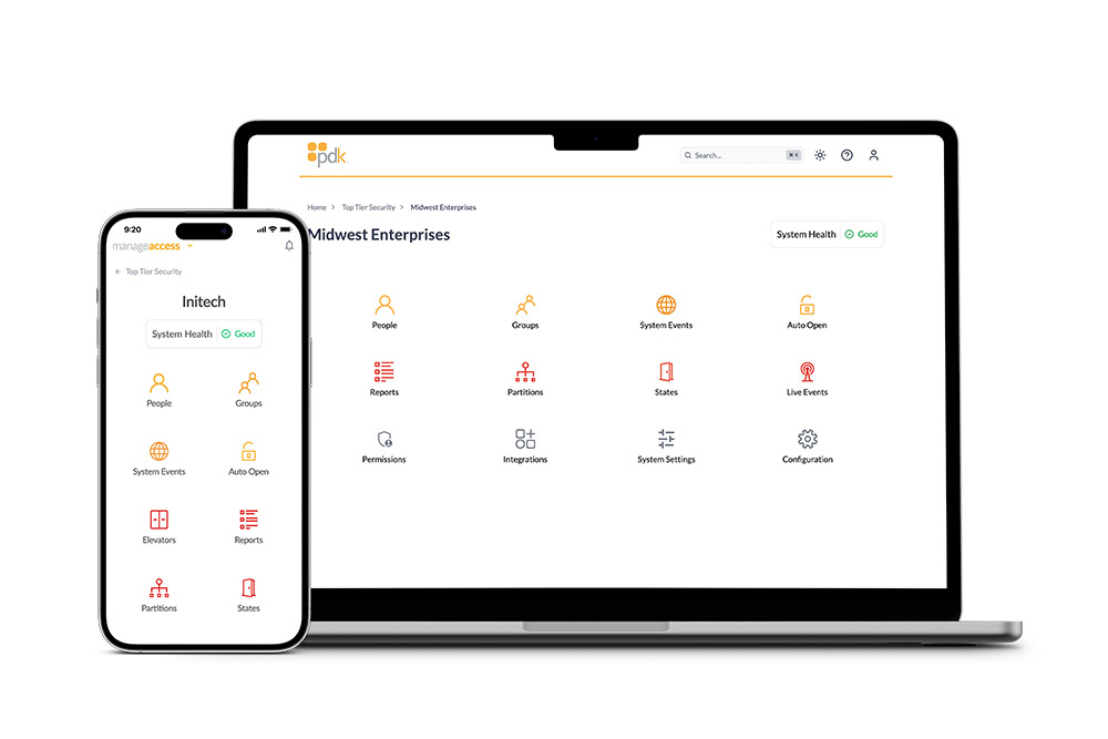 Access control on multiple devices